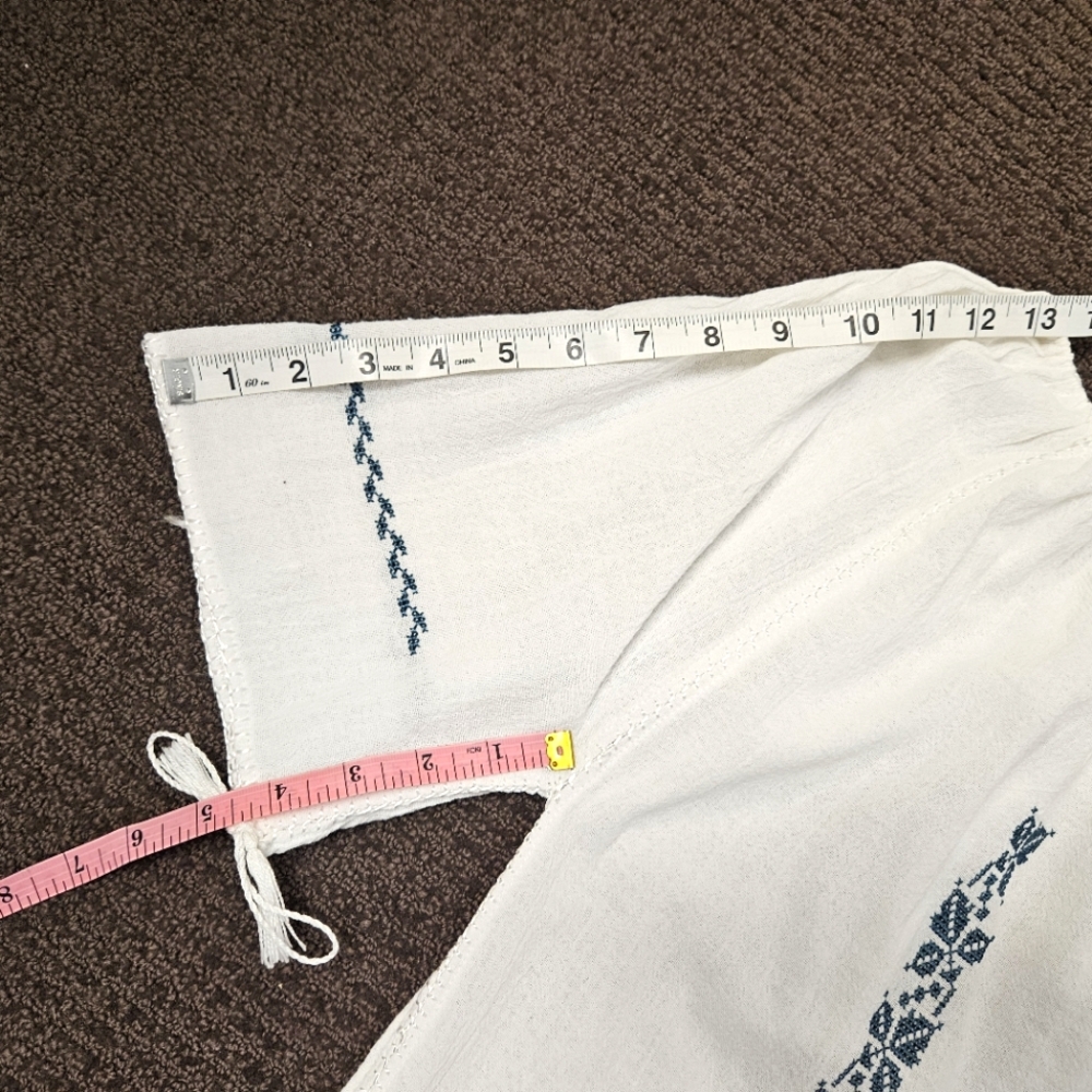 White Peasant Top - Picture 6 of 11
